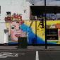 Many building are painted in colorful style