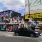 Many shops obtained very colorful facade