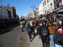 Camden High street outside the station