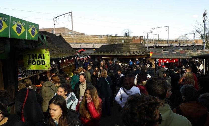 Busy Camden Lock Village