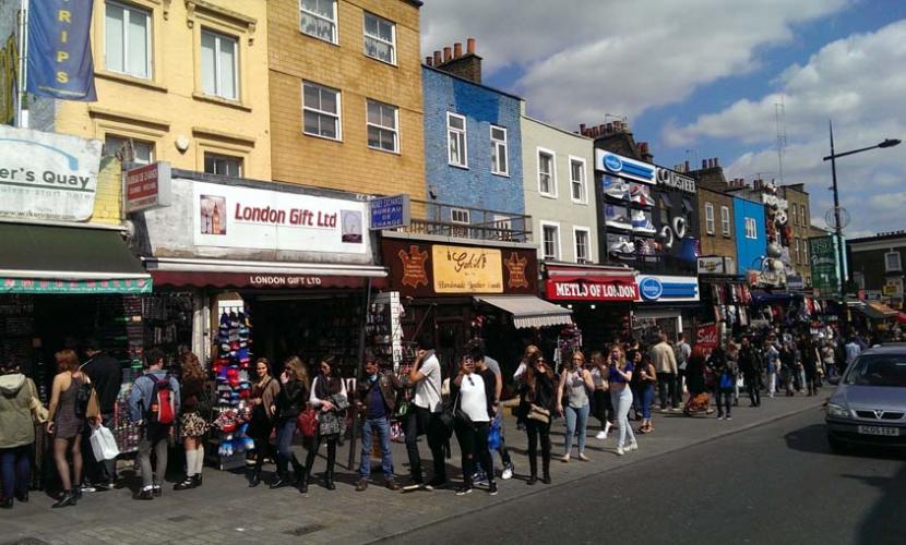 Camden High Street shopping
