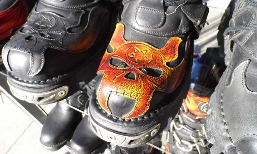 Alternative footwear available in Camden Town