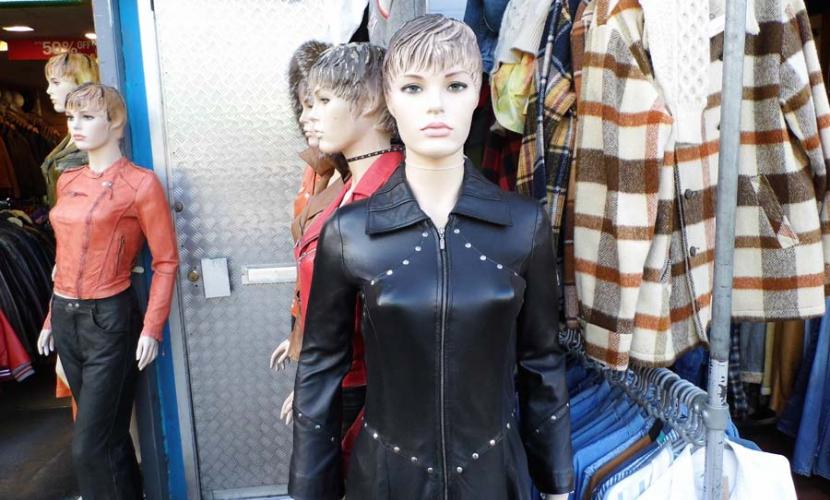 Leather fashion Camden HIgh Street