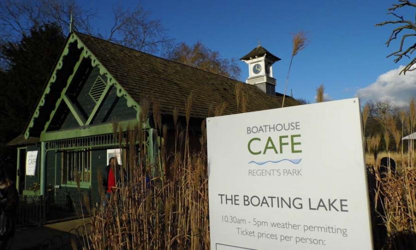 There are many coffee shops in Regent's Park