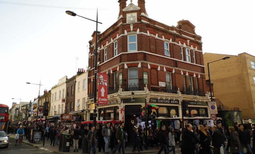 Camden Town is gay and lesbian friendly