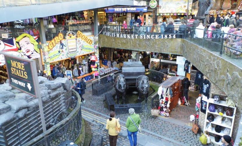 Shopping complex in Stables Market